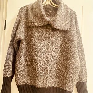 SARAH PACINI Women's Alpaca Wool Blend One Size Cardigan Sweater Made In Italy